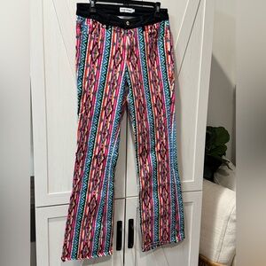Ranch Dress’n Women’s Colorful Geometric Flare Jeans